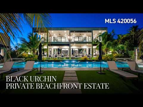 There are oceanfront estates in the Caribbean. Then there is Black Urchin.