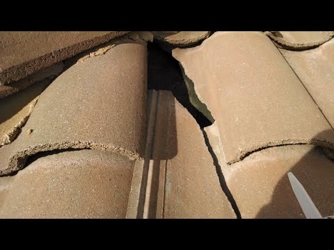 how to repair tile roof