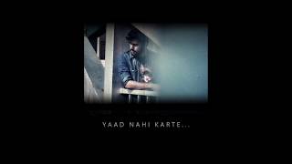 Yaad Nahi Karte - Akhil Redhu (Official Lyric Vide