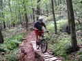 Moountain Biking Smashing Plates in Wilkes Barre, PA