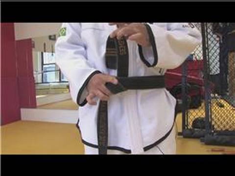 how to tie a mma belt