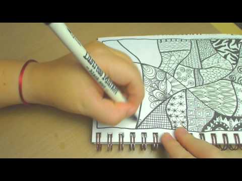 how to zentangle pinterest