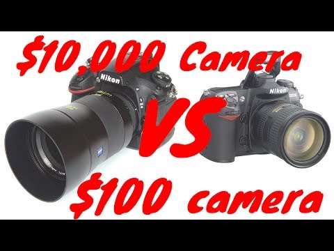 $10,000 Camera VS $100 Camera