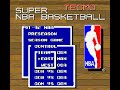 review of the super famicom game, tecmo super nba basketball