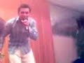 Taufik singing all because of you. live.