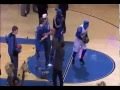 Washington Wizards fan Eddie flying dunk