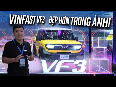 Xem nhanh VinFast VF3: To, nhìn như G63 và đẹp hơn trong ảnh!
