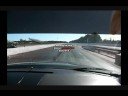 MazdaSpeed 3 going down the dragstrip