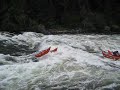 a series of catarafts going over Lochsa Falls May 24, 2009