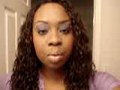 sew- in with curly hair