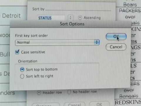 how to properly alphabetize