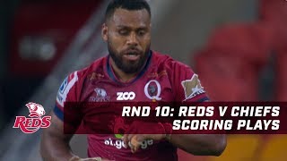 Queensland Reds v Chiefs Rd.10 2018 Super rugby video highlights