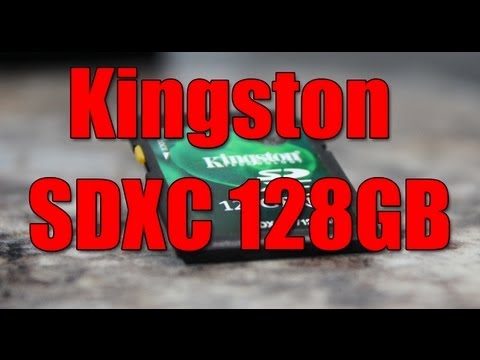 Kingston SDXC 128GB Memory Card - Data Transfer