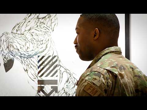 Video thumbnail: Active-duty artists share artwork at Wright State exhibit