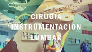 Cirugía Instrumentacion lumbar