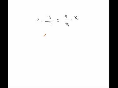 how to isolate the variable in a denominator