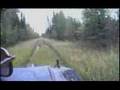 Argo on Supertracks, mucky trail