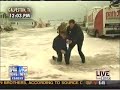 Geraldo Rivera Dumped by Hurricane Ike on live TV