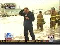Geraldo Rivera Dumped by Hurricane Ike on live TV