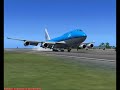 fs9 st maarten landings airbus 340 vs boeing 747