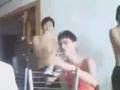 men dance