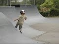 5 yr old skateboarder Luke summer 2008