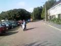 videos de gekke mocro op 180er autowheely