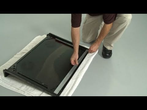how to repair glass top stove
