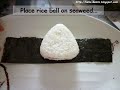 How To Make Bento - Ham & Cheese Flower Onigiri ( Kawaii )