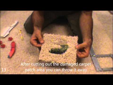 how to patch hole in carpet