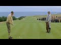 bobby jones wins his first british open at royal lytham and st. anne's. he hits what has been called 