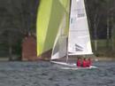 Laser SB3 One Design Sports Boat sailing on Lake Windermere