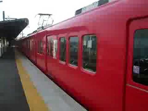 名鉄新可児駅 6500系発車