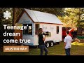 16 year old builds tiny home to guarantee mortgage-free future
