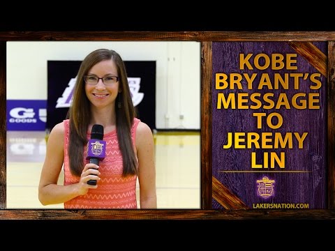 bryant - At Jeremy Lin's Lakers introductory press conference, Lin says he;s exchanged text messages with Kobe Bryant, who told him that they have a lot of work to do. Join the Largest Lakers Fan...
