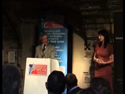 [Nathan receiving his WCVA Award]