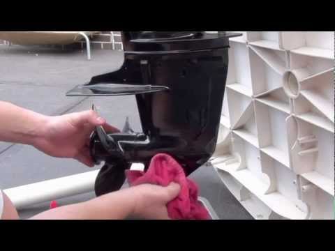 How To Change Gearbox Oil with Tomato Sauce Bottle Mercury 15hp Outboard Motor Service