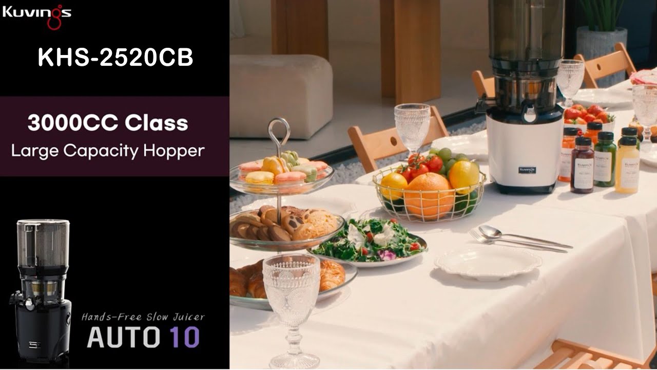 Máy ép chậm hiệu Kuvings KHS-2520CB [AUTO10] [Introduction Part 1] BY https://bepnhatoi.com