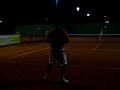 Troca de bola no fundo da quadra Troca de bola no fundo da quadra