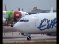 Eurocypria Boeing 737-800 with winglets.