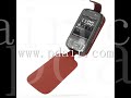 PDair Leather case for HTC Kaiser/HTC P4550 Red/Crocodile