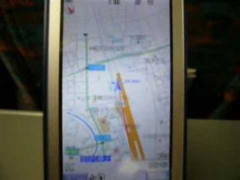 はやて乗車中に携帯のGPSナビに追跡させてみた