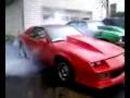 videos de alexs camaro burnout