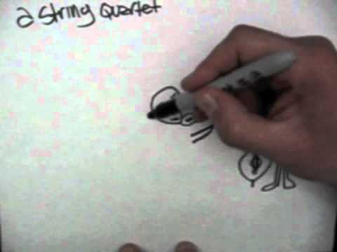 Draw a string quartet | Doodle Ideas