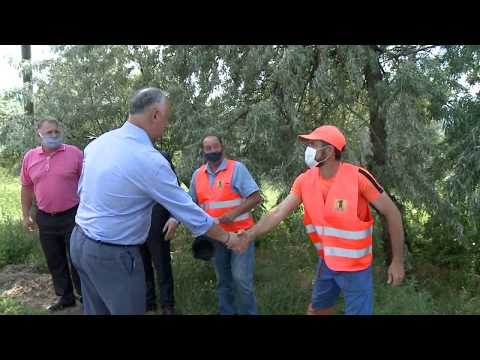 Președintele țării a vizitat satul Cocieri din raionul Dubăsari