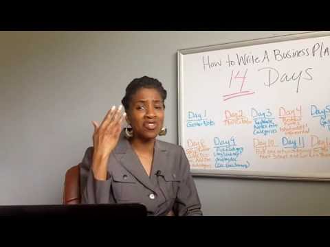 how to write up a business plan