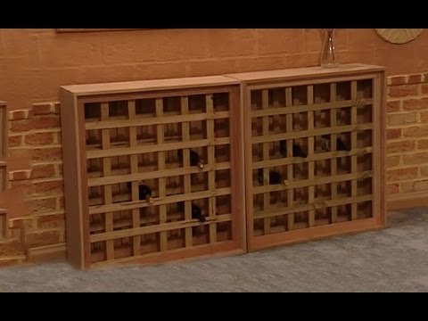 how to build wine racks