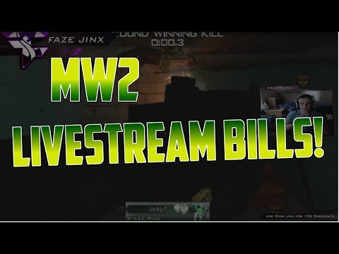 LIVESTREAM HIGHLIGHTS #7! (Mw2 BILLS and HITMARKER!)