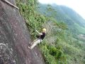 Rappelling in Tamesis, Antioquia