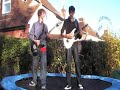 the trooper cover on trampoline